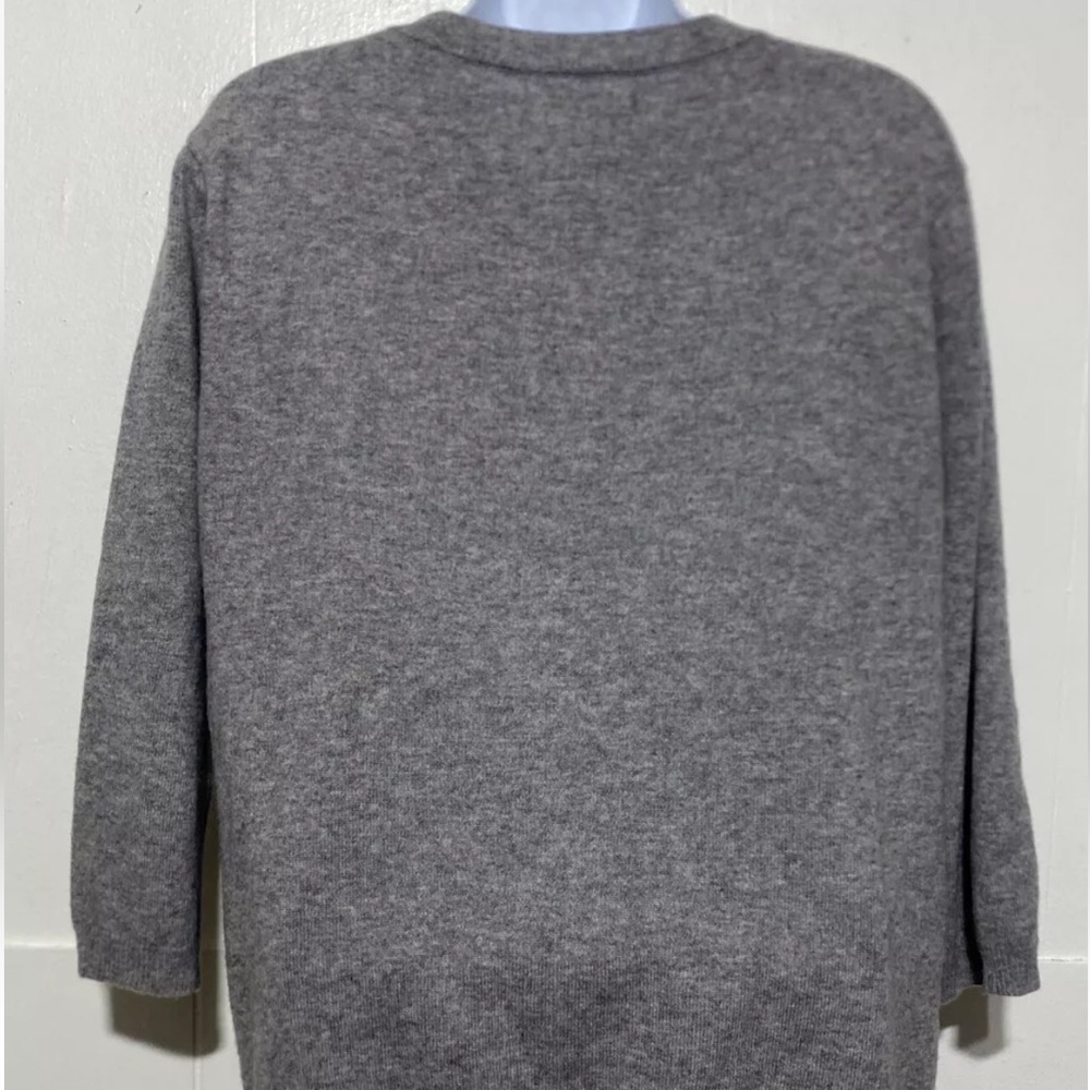 Johnny Was cashmere heavily embroidered 3/4 sleeve sweater NWT RARE - Picture 10 of 14